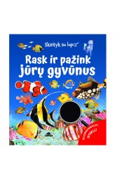 Rask ir pažink jūrų gyvūnus ( su lupa)